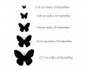 Butterfly Vinyl Decals Modern Wall Art Butterflies Stickers